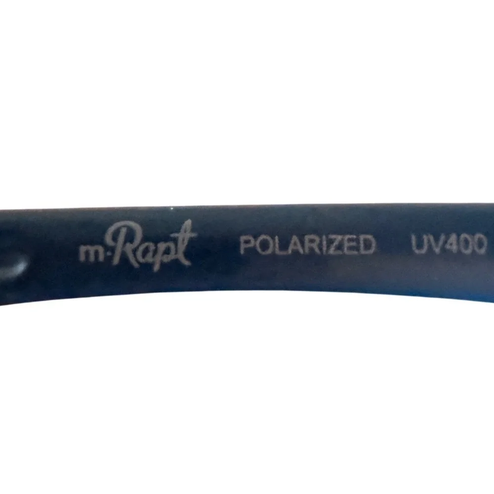 m.Rapt RS24 MDBLU Polarized‎ Sunglasses Matte Black Blue Sport  57-19-140